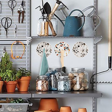 Terrazzo wall hook decals self-adhesive used in garage