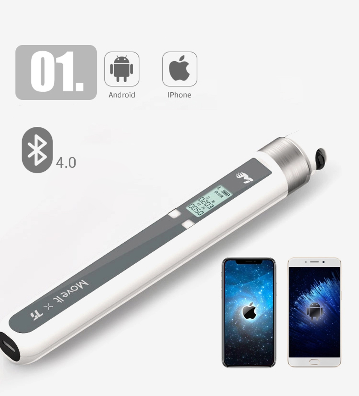 Smart Jumping Rope with Fitness data display, Bluetooth Mobile App