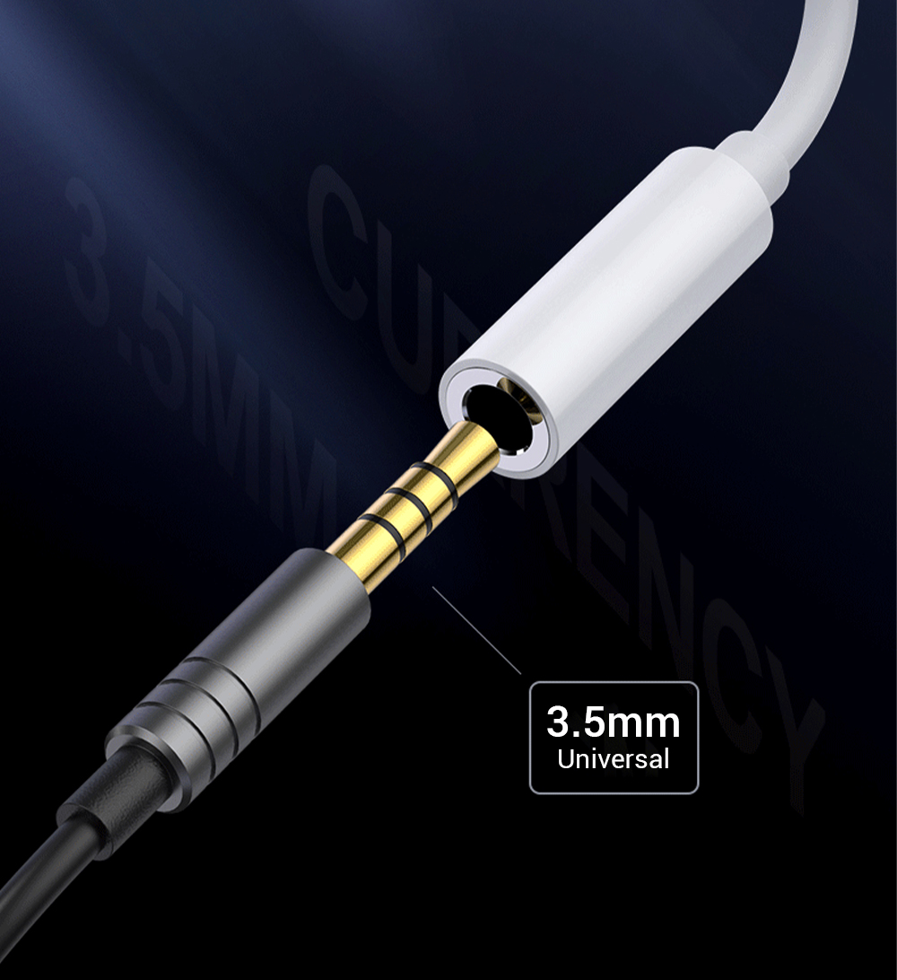USB-C to 3.5mm audio adapter is compatible with Google Pixel, Samsung Note, HTC, Huawei Mate, OnePlus, Motorola, etc