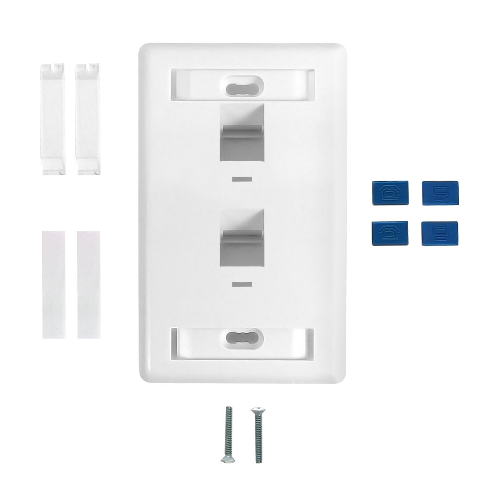 4K60 CAT Wall Plate (50m/USB C/HDMI/US 1GANG) Wall Plate