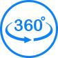 Rotation à 360 degrés