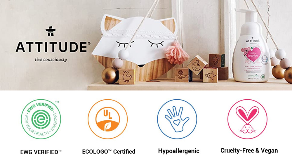 Shampoo and Body Wash for Toddlers and Kids, EWG Safe , Watermelon