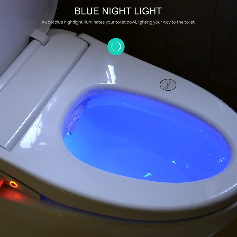 Electronic Bidet Toilet Seat, Instantaneous Water Heating, Heated Seat