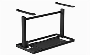 PrimeCables® All-in-One Sit-Stand Height Adjustable Electric Frame Step 2. Install desk feet