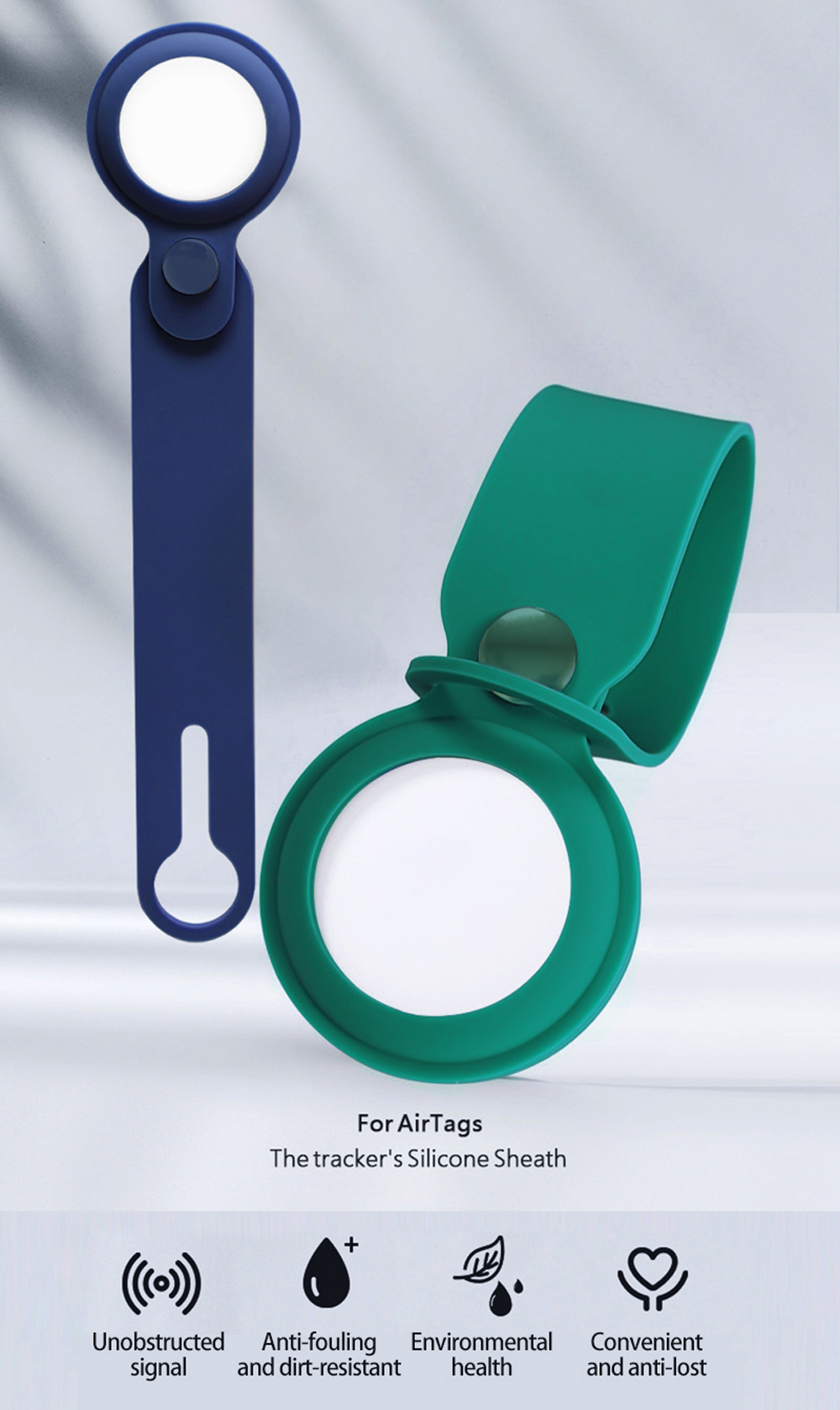 For Apple AirPods Pro 2 Case (2nd Gen) | Ringke [Silicone] Slim Cover &Carabiner