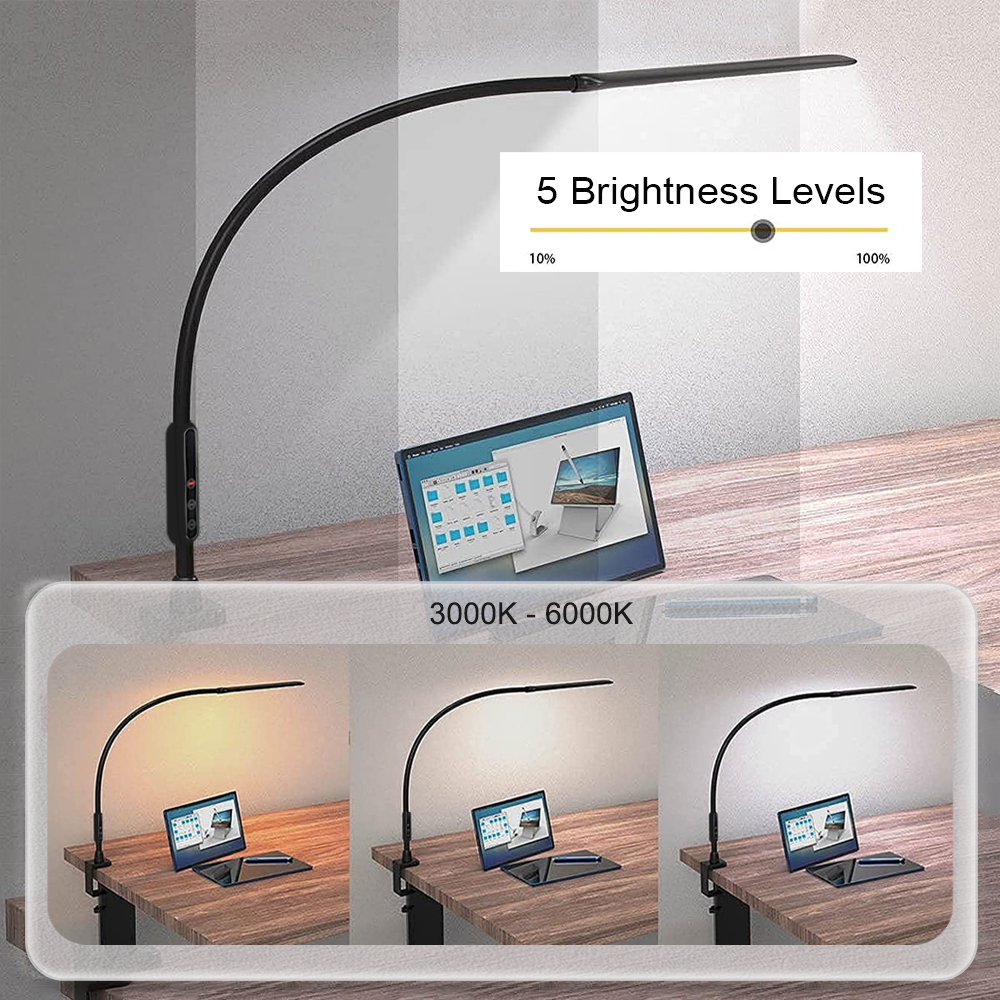 thumbnail image 2 of Flexible 10 LED USB Touch Control Reading Lamp – Gooseneck Laptop Light – Generic 2 of 3