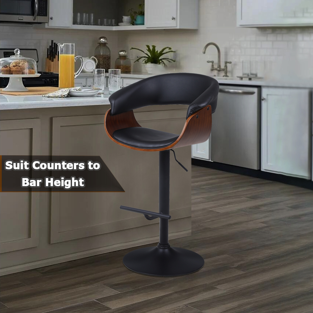 Housoutil Siège Rond Bois Massif Diamètre 29,5 Cm - Remplacement Assise Tabouret Bar Restaurant
