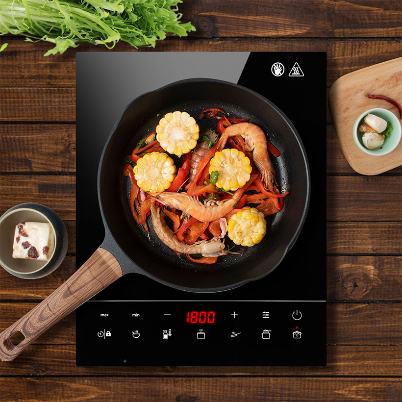 Portable 120V Portable Digital induction cooker w/ Kids Safety