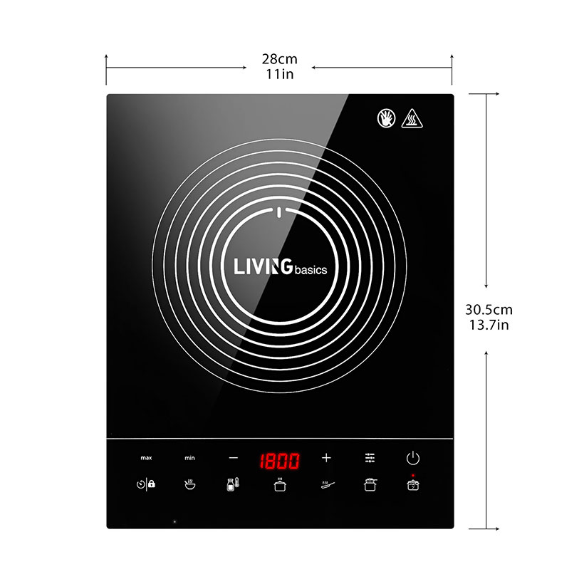 Natural Elements - EP（Cook It Back）koco Portable 120V Portable Digital induction cooker w/ Kids Safety
