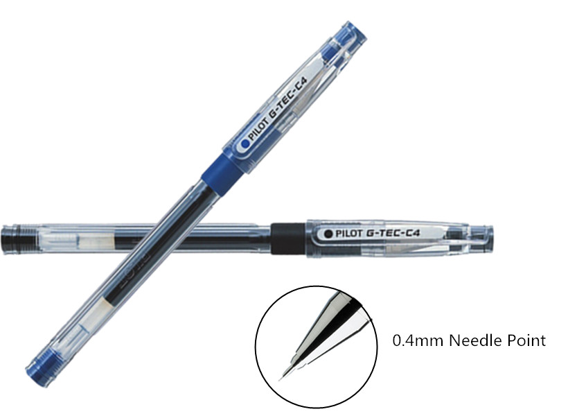 Pilot BeGreen® GTecC4 0.4 mm Needle Point Grip Rolling Ballpoint Pen