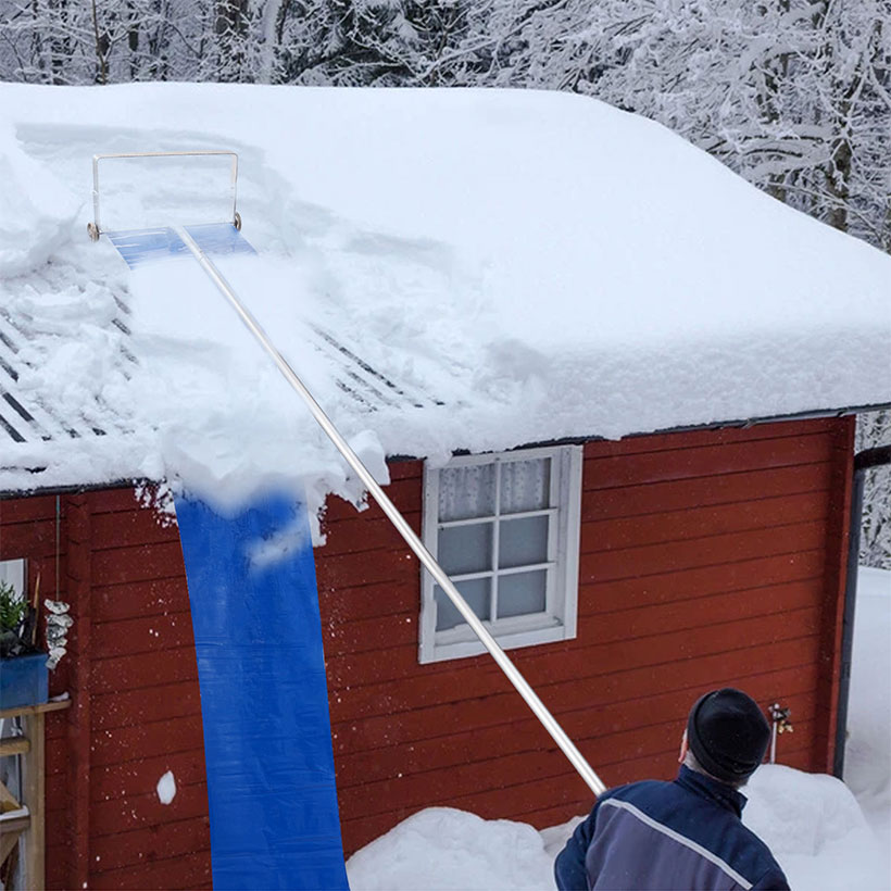 20FT Roof Snow Rake with Adjustable Extended Handle LIVINGbasics®