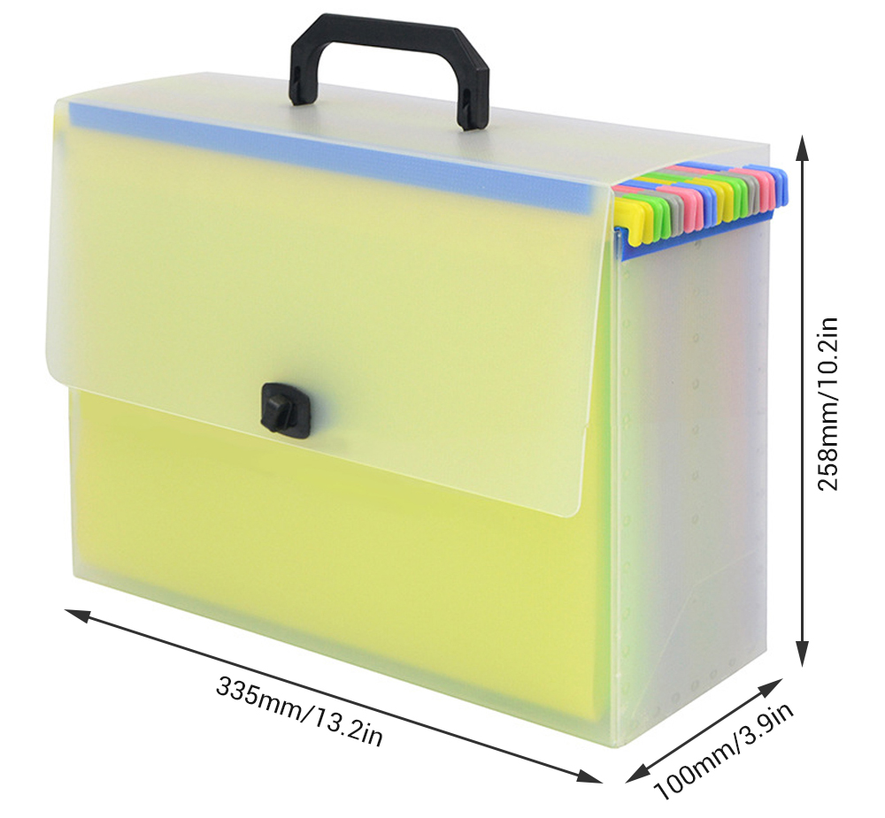 File box's dimensions