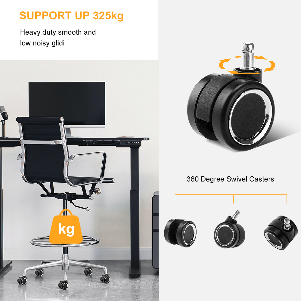 Heavy-Duty Chair Replacement Casters