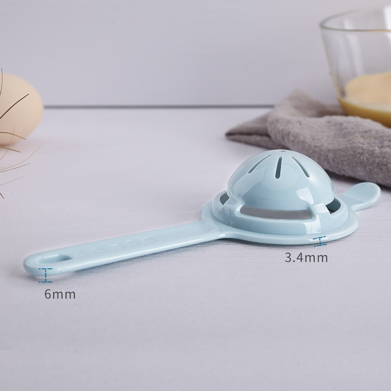Egg Yolk White Separator Professional Divider Holder Sieve Blue