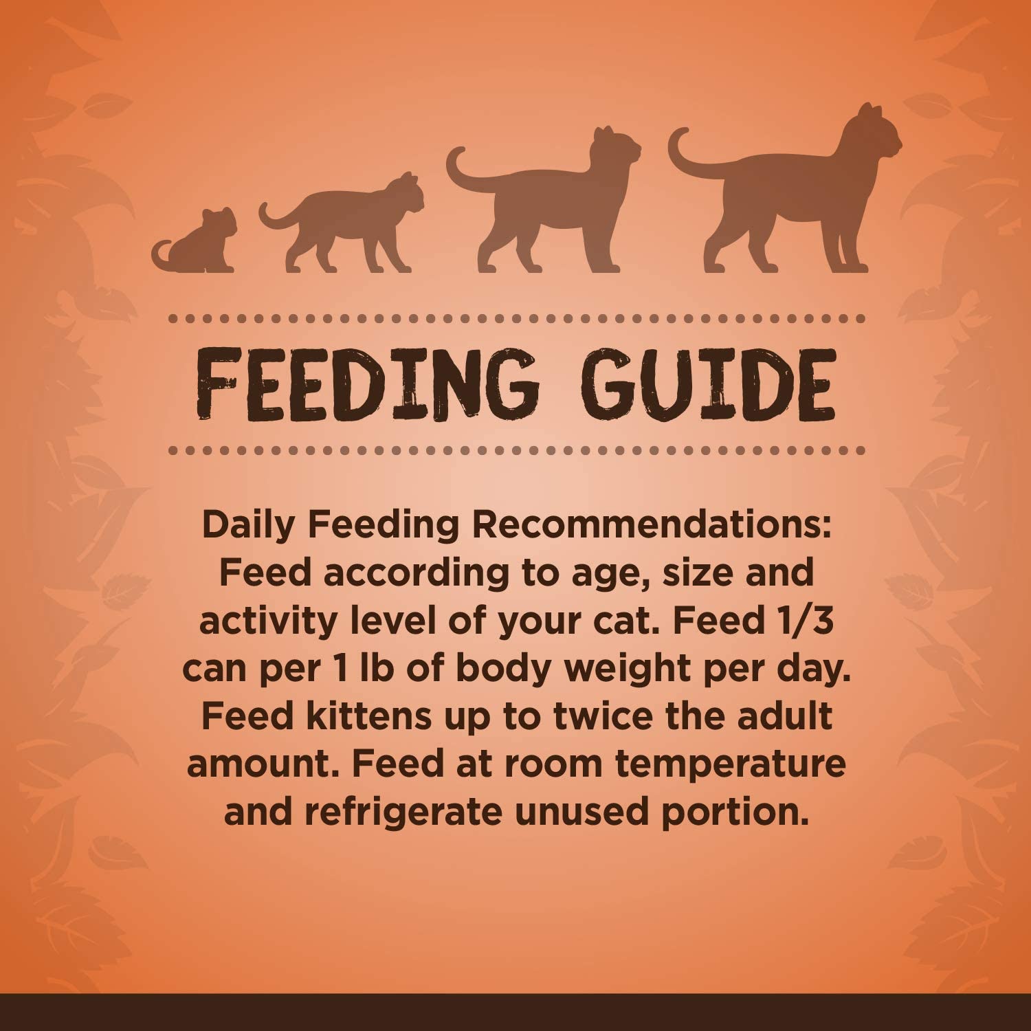 Zoe Pate Wet Food with Fresh Turkey for Cats feeding guide