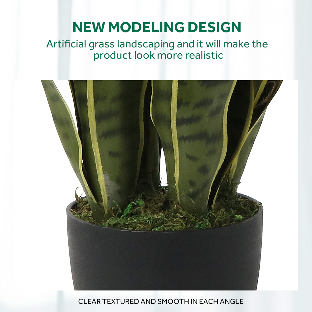 Copy of 23" Artificial Snake Plant in Black Pot for Indoor,Yardlab