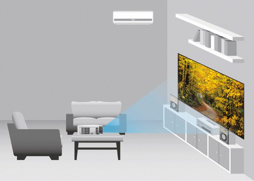 BenQ HT2050 Full HD 3D Home Theater Projector with HiFi Speaker