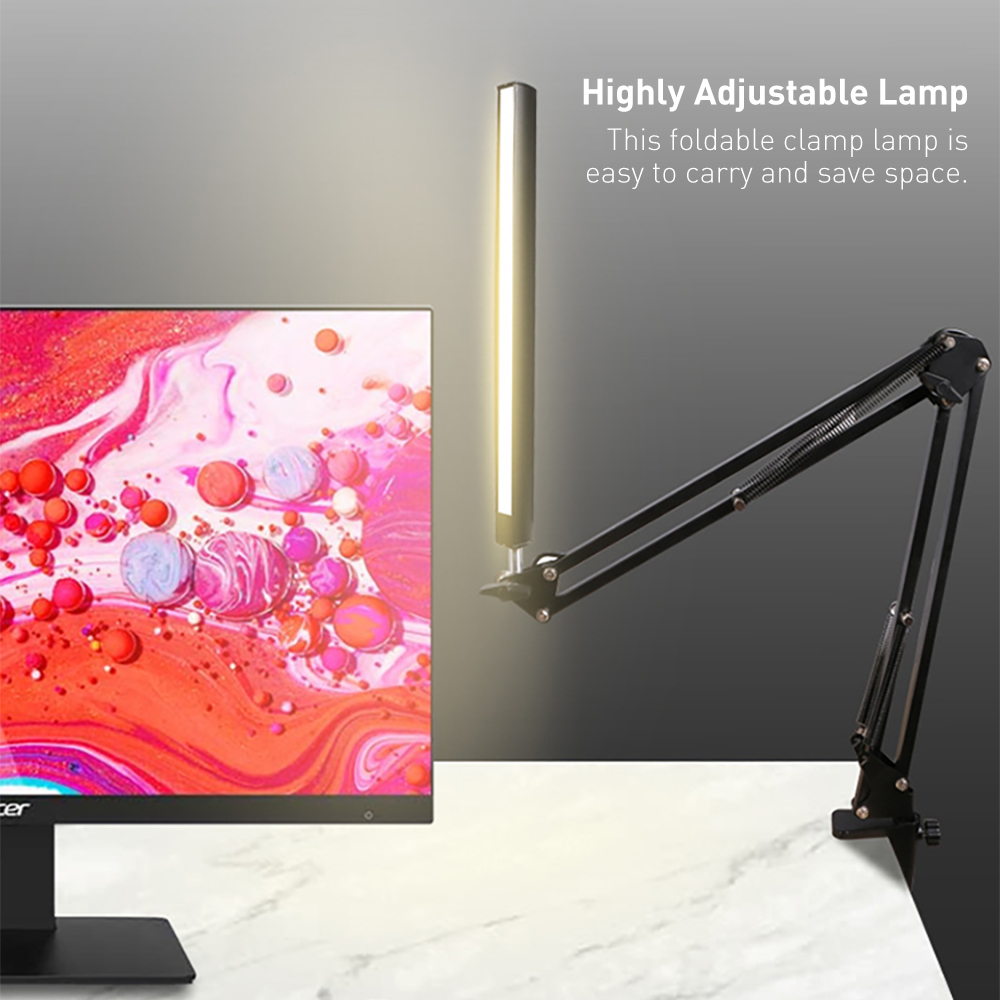 Swing Arm Eye-Care Desk Lamp Freely Rotation
