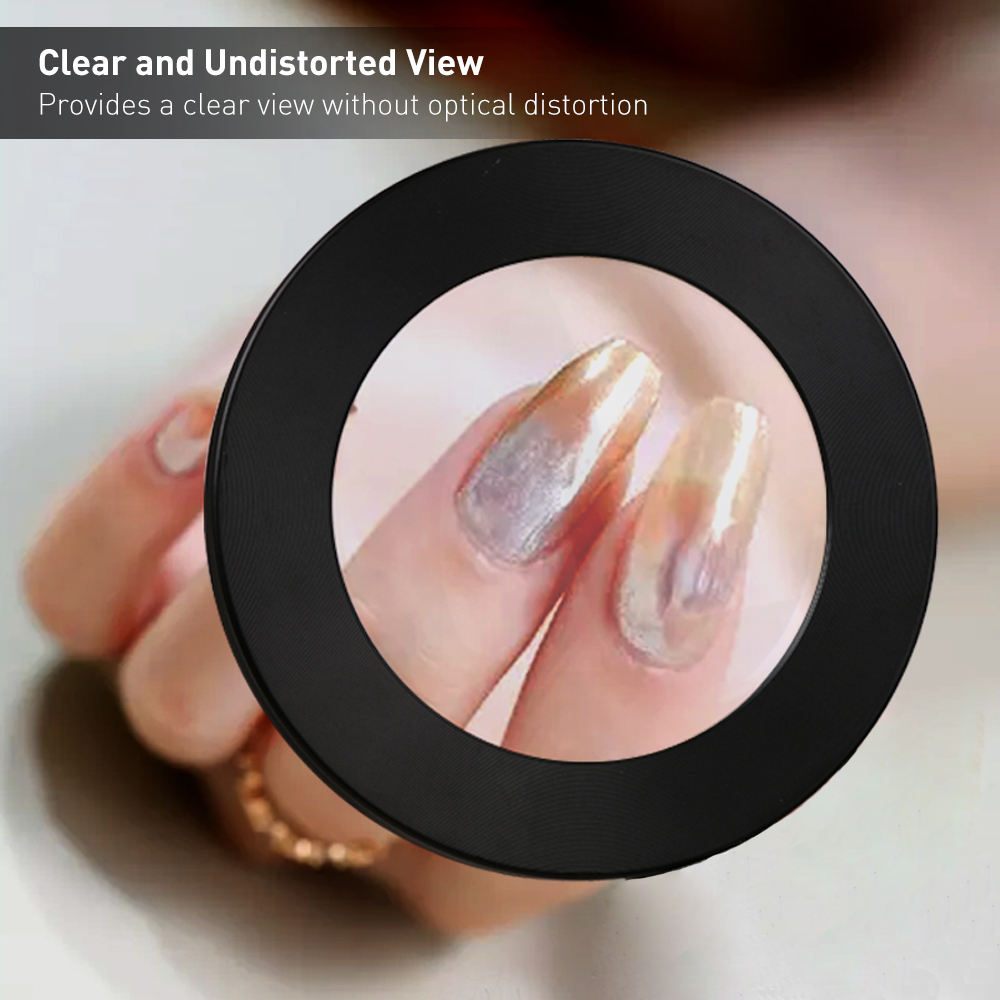 Clear view magnifying working desk lamp