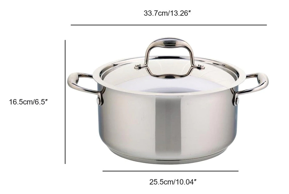 Accolade Stainless Steel 5L Dutch Oven with cover