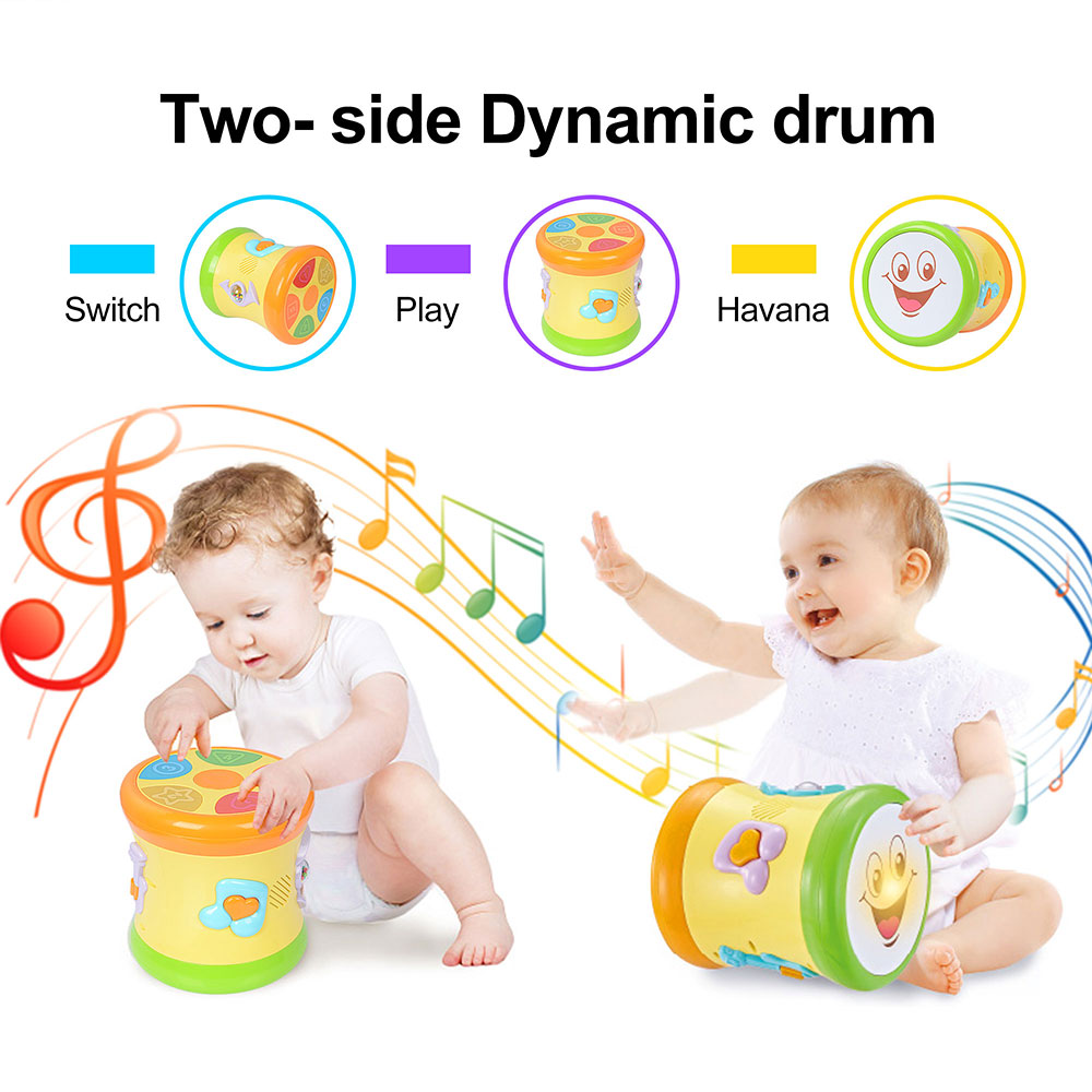 VGEBY Jouet tambour pour bébé poulpe - Instrument de musique pour VGEBY Jouet tambour pour bébé poulpe - Instrument de musique pour