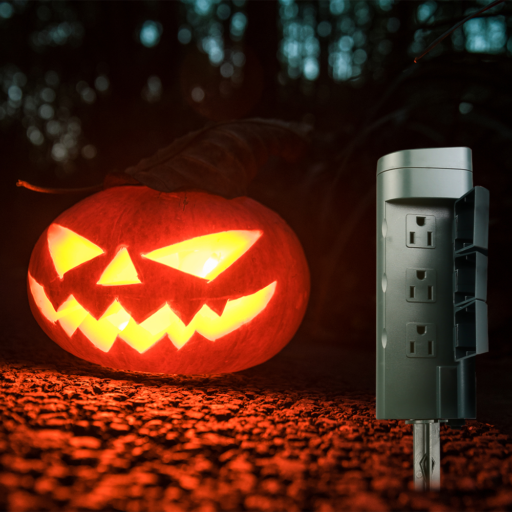 6-Outlet Outdoor Wi-Fi Smart Ground Stake Timer