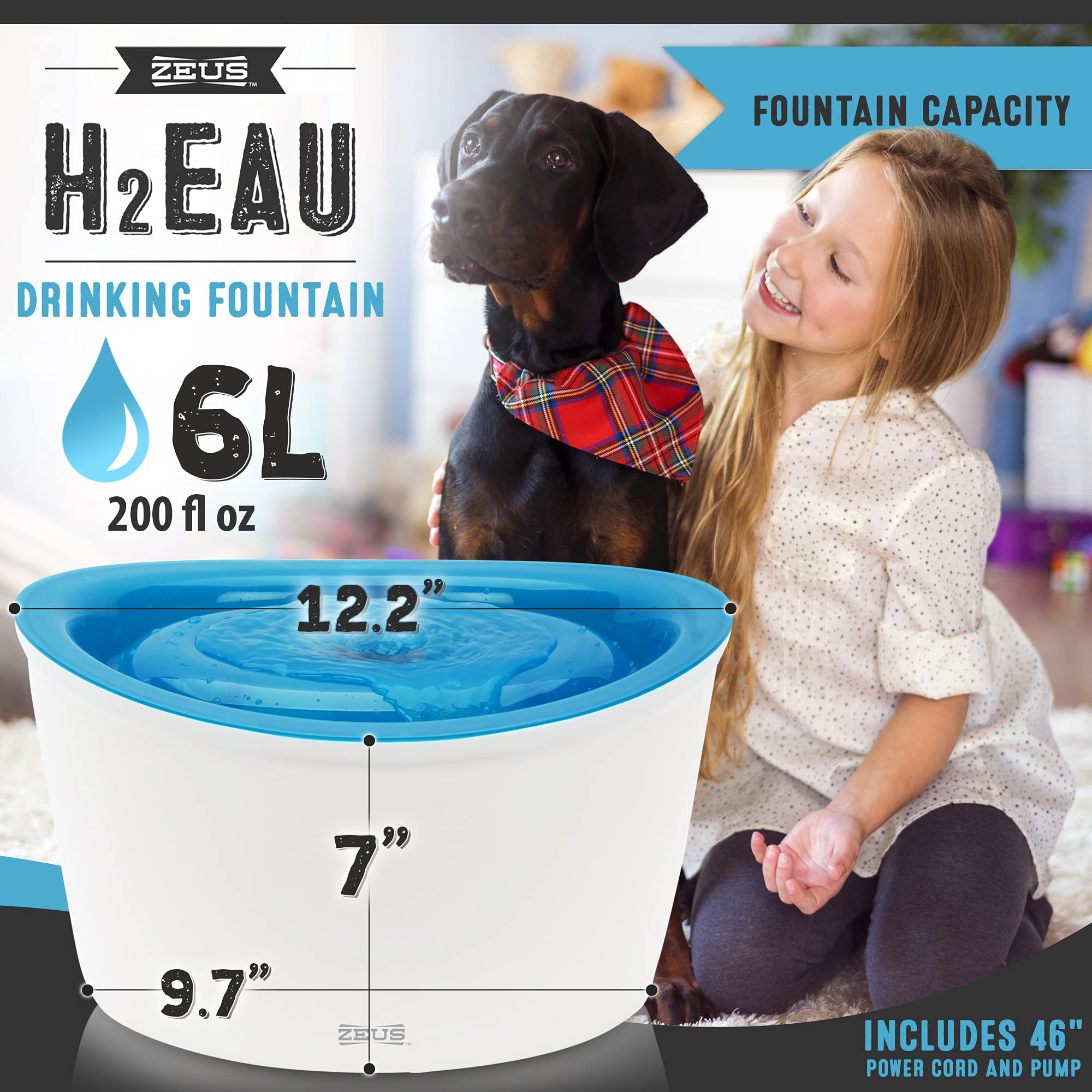 Dog and Cat Water Dispenser
