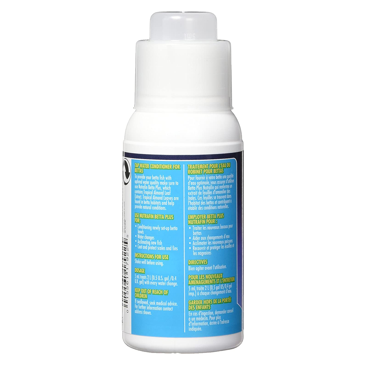 Nutrafin Betta Plus Tap Water Conditioner for Bettas, 120ml (4 fl oz