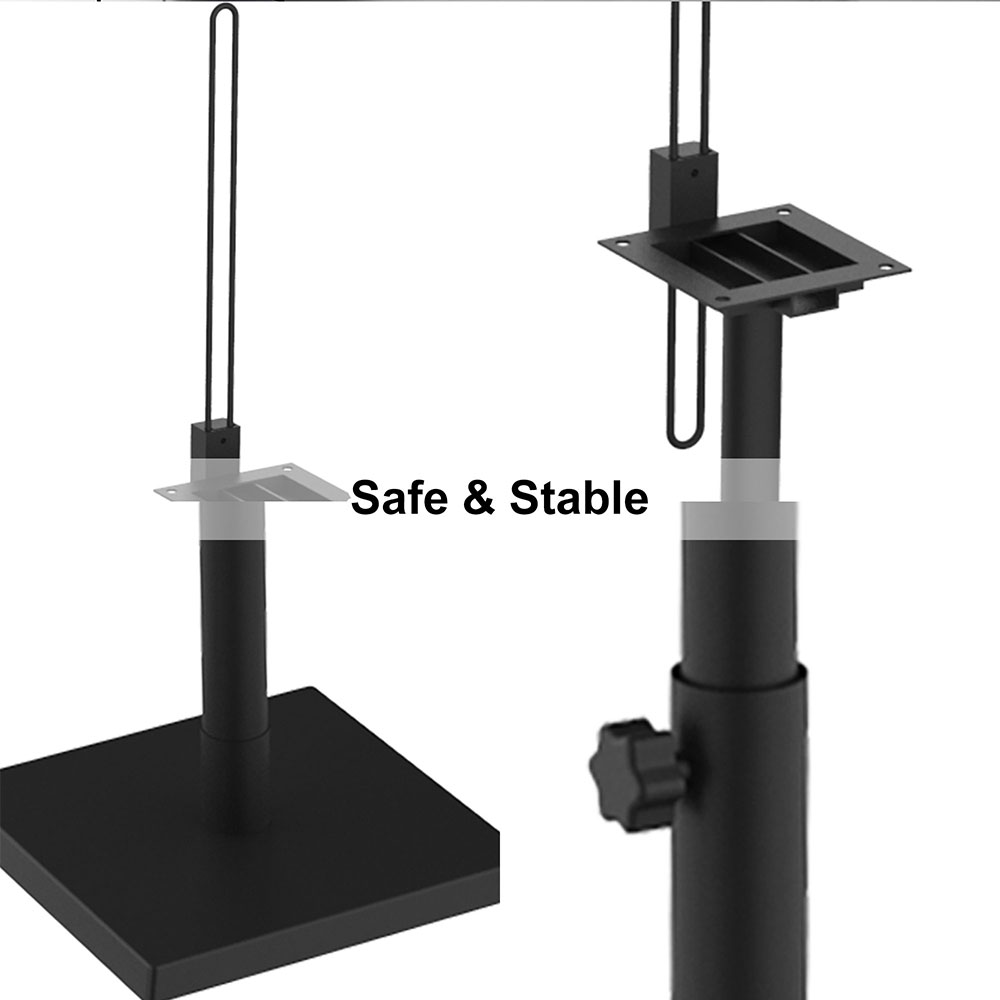 Universal Floor Speaker Stands Pair for Surround Sound, Height