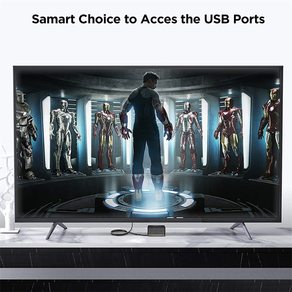 USB 3.0 Type-A extension cable provides easy access, extended reach, and protection for USB ports and devices