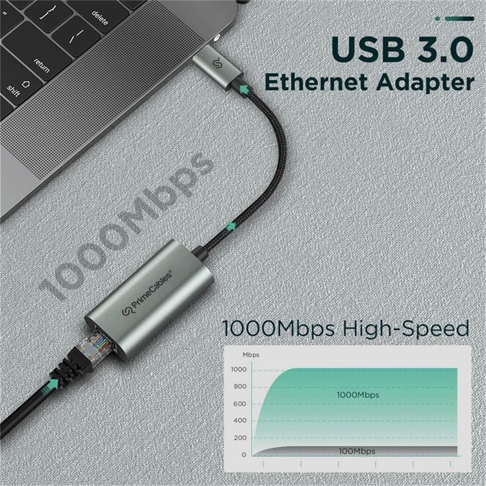 PrimeCables USB 3.0 to RJ45 Adapter