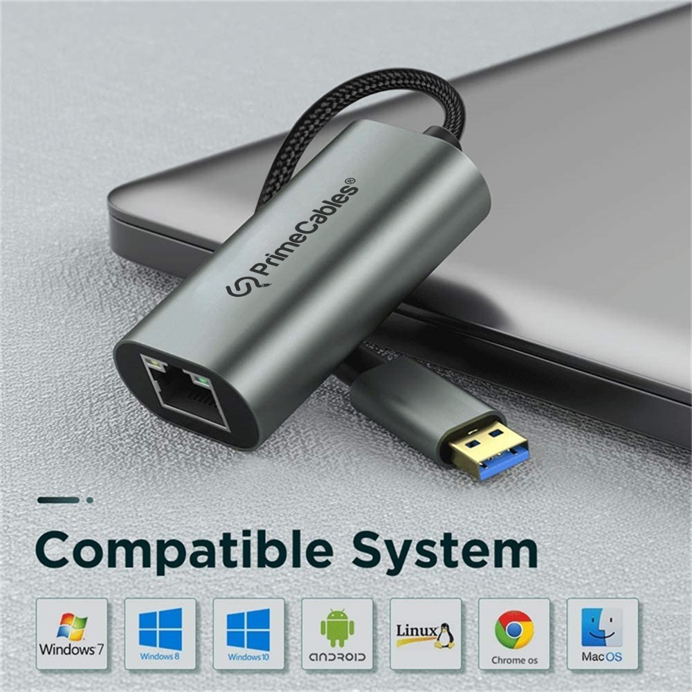 PrimeCables USB 3.0 to RJ45 Adapter