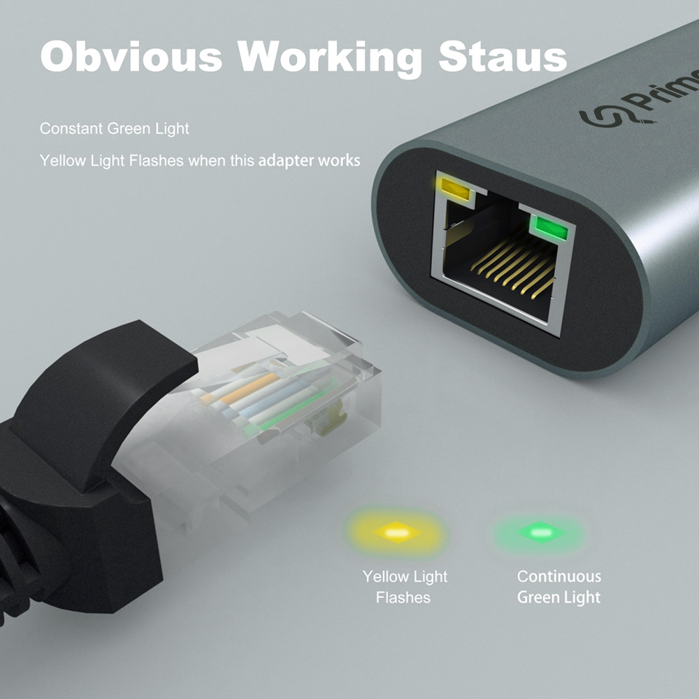 PrimeCables USB 3.0 to RJ45 Adapter