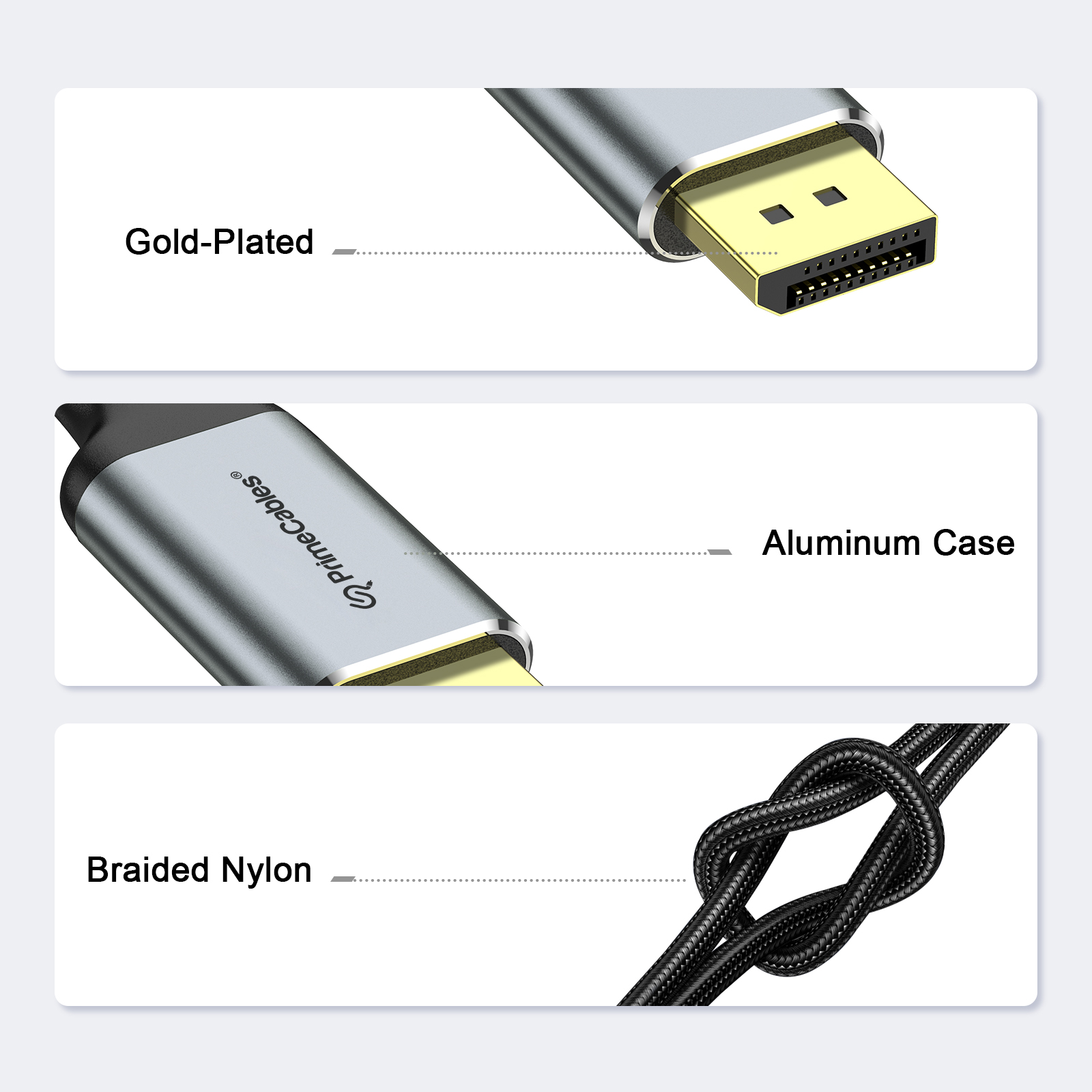 Summit Series USB C (Thunderbolt 3) to Displayport Cable (4K@60HZ
