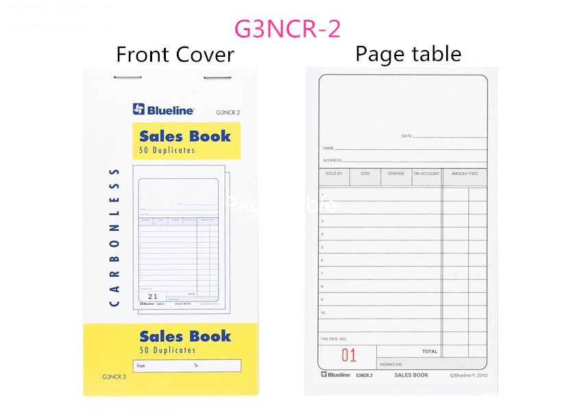 thumbnail image 2 of Blueline Deluxe Hard Cover Receipt Book - 400 Carbonless Duplicate Forms, Bilingual (10-3/4" X 8-1/4") 2 of 11