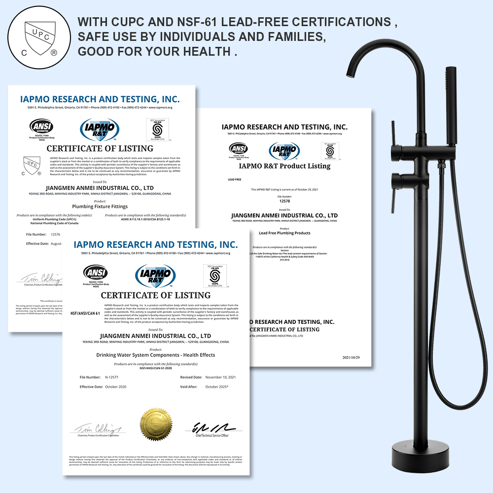 Bathtub Faucet Freestanding Tub Filler