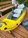 Inflatable Kayak Set with Aluminum Oars and High Output Air Pump - Intex