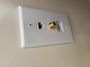 Recessed HDMI Wall Plate, HDMI, F-Type Connector, RJ45 Cat5e Couplers - PrimeCables®