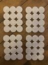 H. E. 48-Pc 3/4" Protecteur De Plancher Plaquettes De Carte De Boursouflure