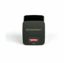 Universal Single Port USB Wall Charger, 12W 5V 2.4A, Foldable Plug, Black - PrimeCables®