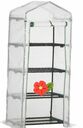 Mini-serre portative à 4 niveaux avec housse transparente - Yardlab™