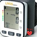 Wrist Digital Blood Pressure Monitor, Portable Automatic LCD Display - LIVINGbasics®