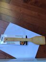 Kitchen Bamboo Spatula for Non-Stick Pan and Pot, 12" Long - Luciano
