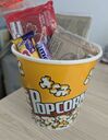 Popcorn Holder Food Container for Movie Night, 7"W x 7"H, 72gm, 1Pc