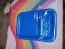 Party Paper Square Dessert Plate 7", 16Pcs
