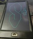 10-Inch Double-Sided LCD Writing Tablet, Erasable Portable Doodle Board - Moustache®