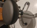 Height Adjustable Active Stool with Comfortable High Resilience Sponge Seat, Black - Moustache®