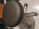 Height Adjustable Active Stool with Comfortable High Resilience Sponge Seat, Black - Moustache®