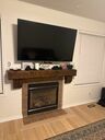 Full-Motion Above Fireplace Pull-Down TV Wall Mount For 43"-70" TVs - PrimeCables®