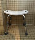 Shower Chair, Bath Chairs with 5-Level Seat Height Setting Shower Tub Bench Chair - LIVINGbasics®